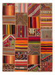 Dywan patchworkowy 237x170cm - Dywan wełniany