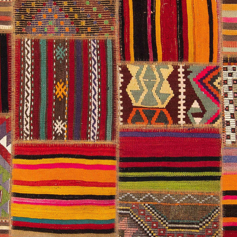 Dywan patchworkowy - 237 x 170 cm - wielokolorowy