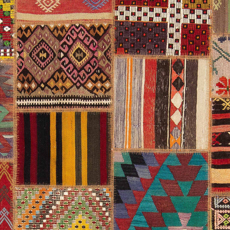 Dywan patchworkowy - 240 x 170 cm - wielokolorowy