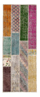 Dywan patchworkowy 203x90cm - Dywan wełniany