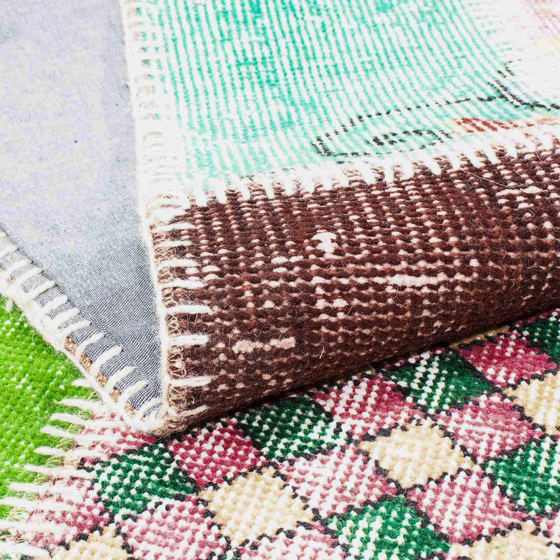 Biegacz Dywan patchworkowy - 203 x 90 cm - wielokolorowy