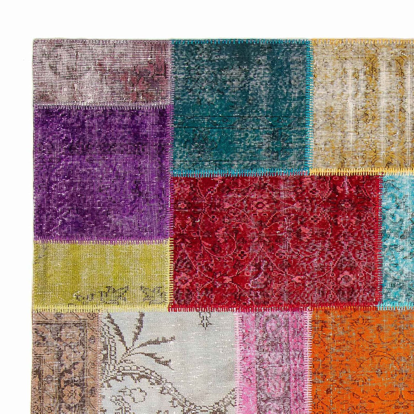 Dywan patchworkowy 300x200cm - Dywan wełniany