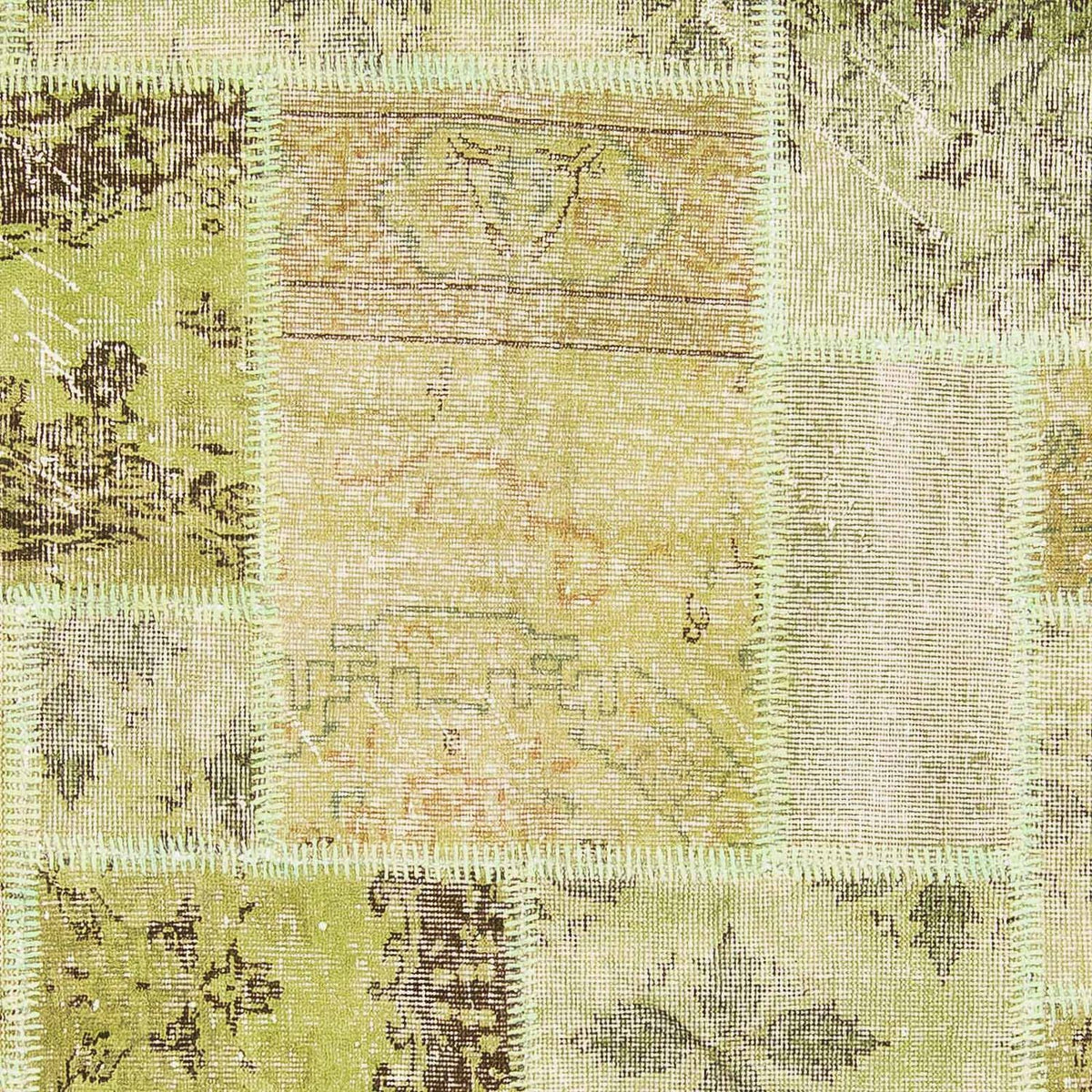 Dywan patchworkowy - 242 x 172 cm - wielokolorowy