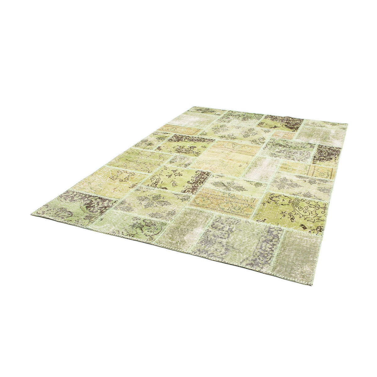 Dywan patchworkowy - 242 x 172 cm - wielokolorowy