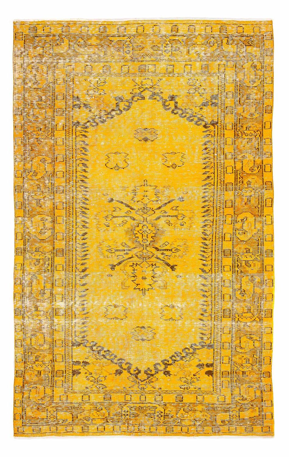 Dywan Vintage - 269 x 165 cm - złoto