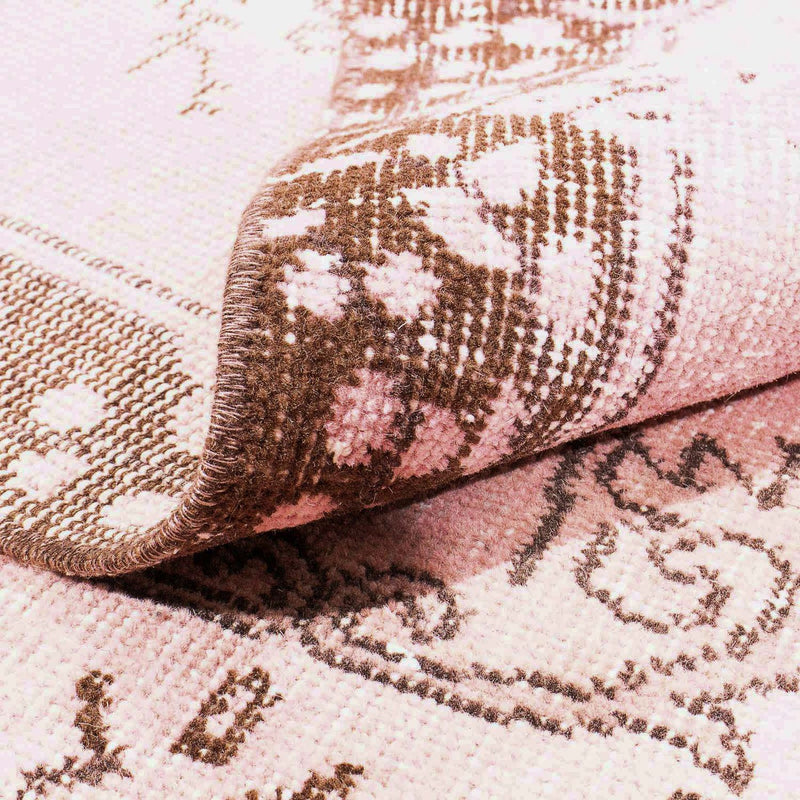 Dywan Vintage - 217 x 118 cm - różowy