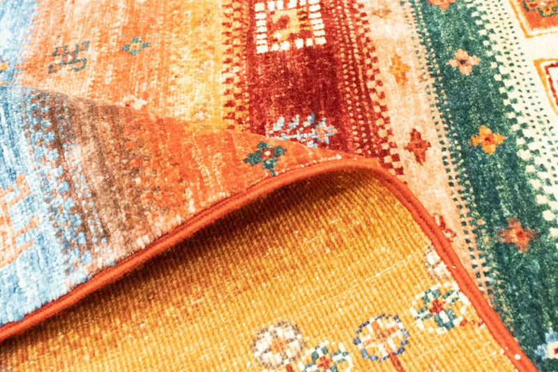 Dywan Gabbeh - Loribaft Perski - 200 x 150 cm - wielokolorowy