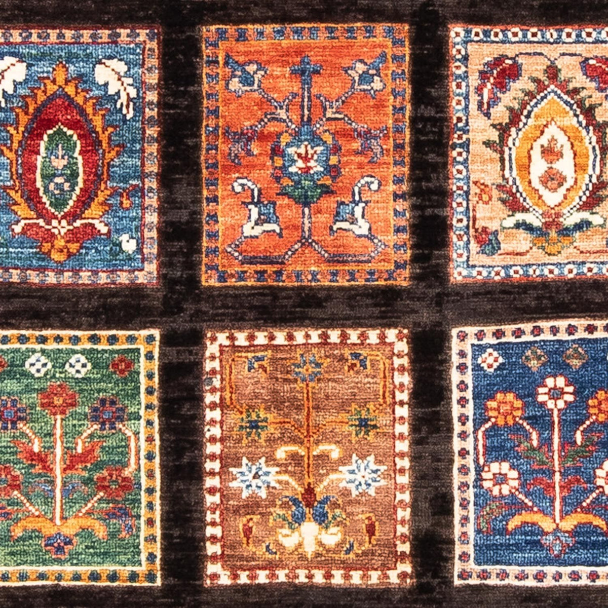 Biegacz Dywan Zieglera - 197 x 73 cm - ciemnobrązowy