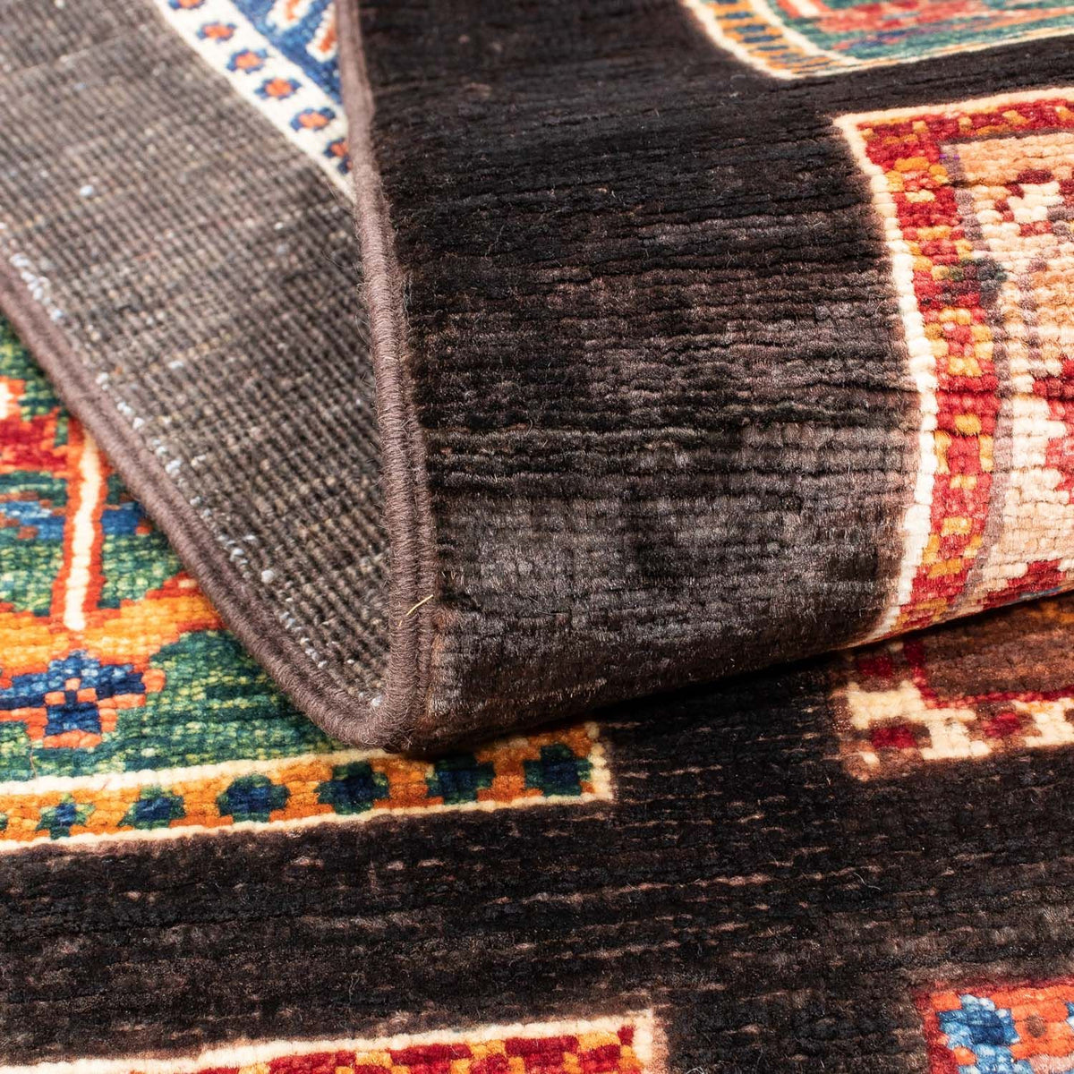 Biegacz Dywan Zieglera - 197 x 73 cm - ciemnobrązowy