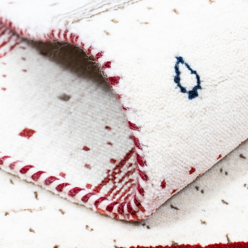 Dywan Gabbeh - Loribaft Perski - 198 x 140 cm - beżowy