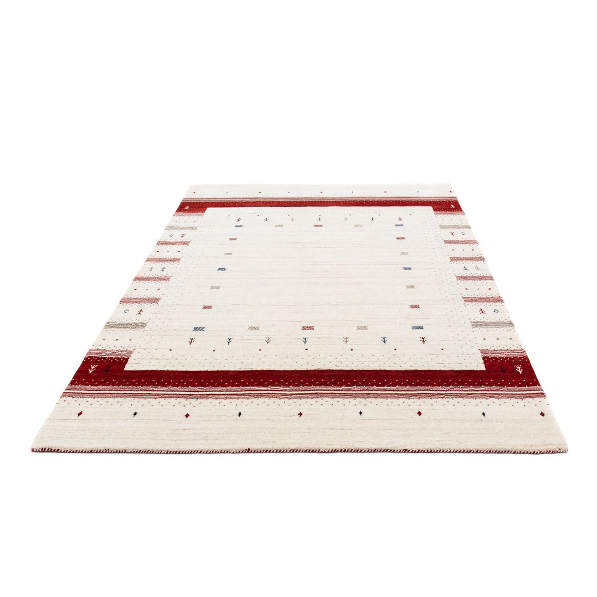 Dywan Gabbeh - Loribaft Perski - 198 x 145 cm - beżowy