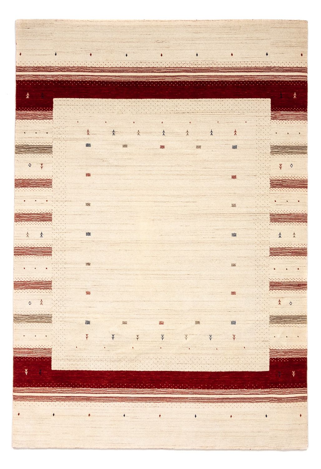 Dywan Gabbeh - Loribaft Perski - 304 x 207 cm - beżowy