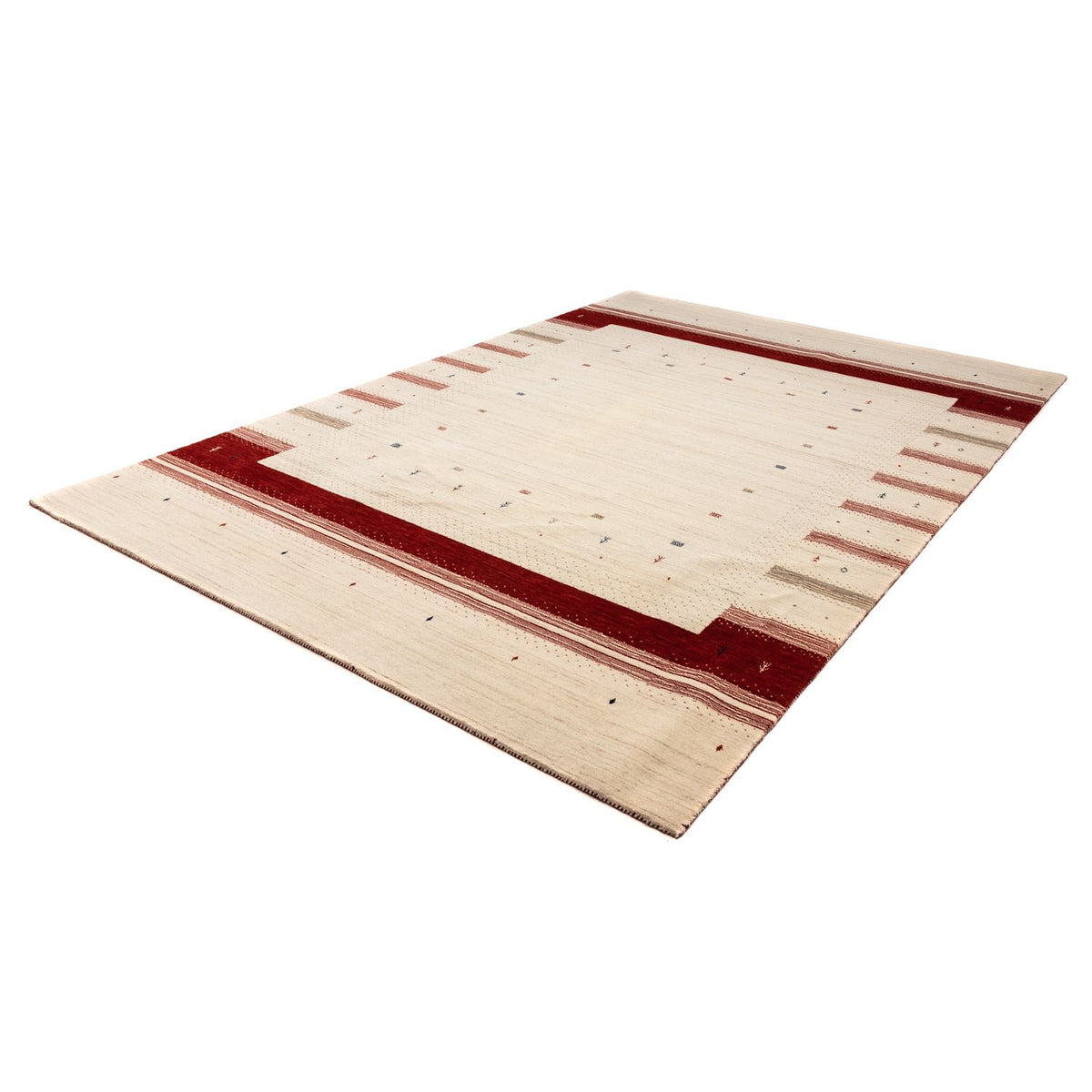 Dywan Gabbeh - Loribaft Perski - 304 x 207 cm - beżowy