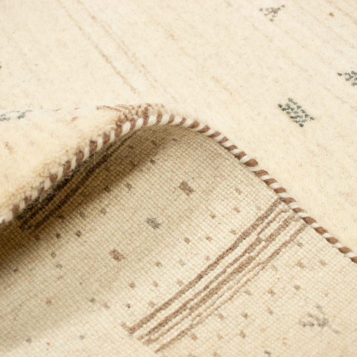 Dywan Gabbeh - Loribaft Perski - 160 x 94 cm - beżowy