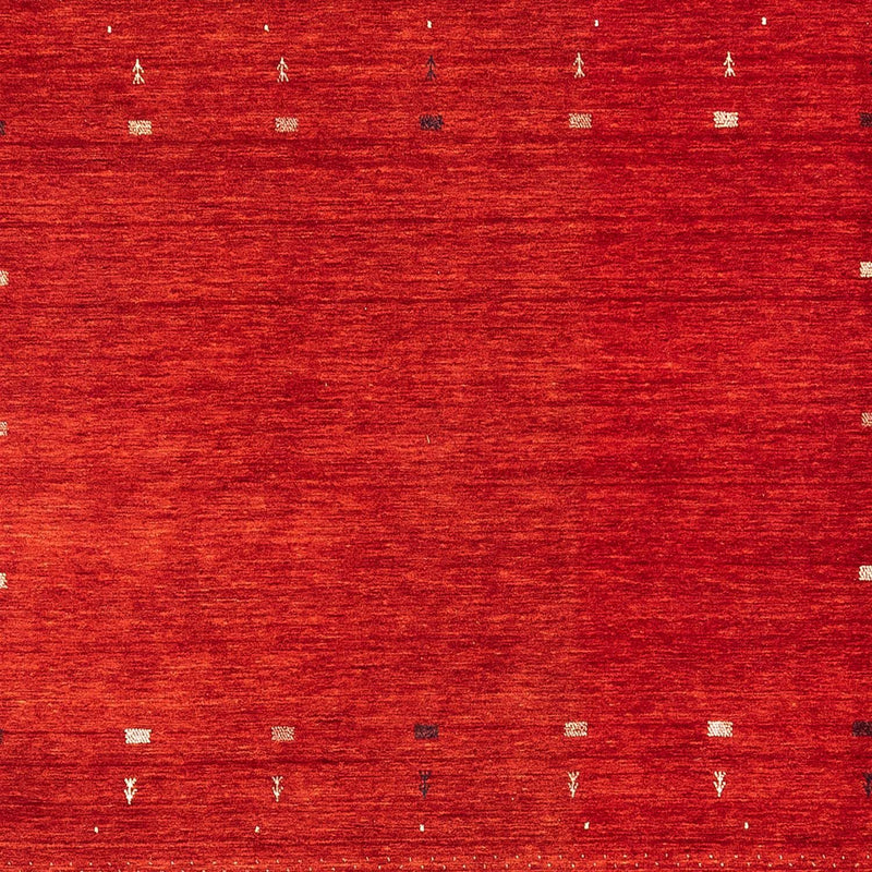 Dywan Gabbeh - Loribaft Perski kwadratowy  - 256 x 249 cm - czerwony
