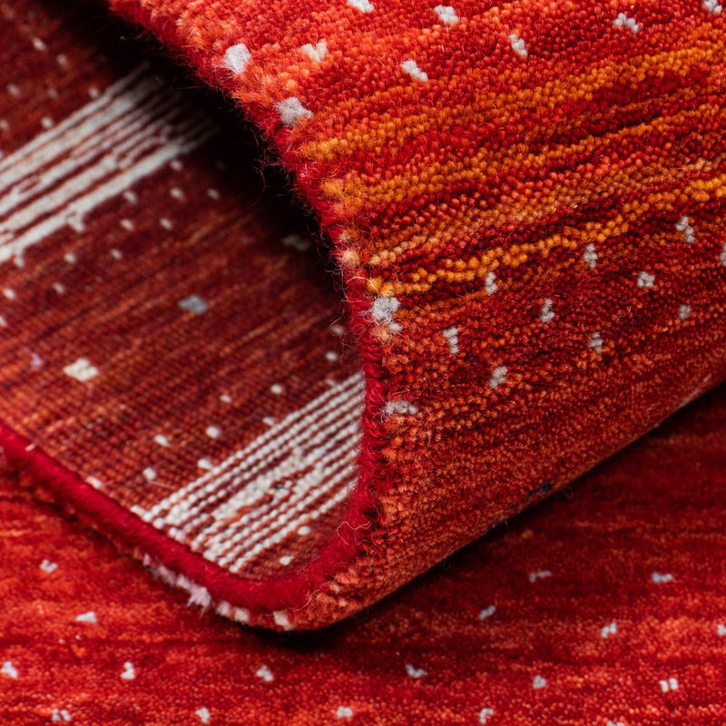 Dywan Gabbeh - Loribaft Perski - 204 x 140 cm - czerwony