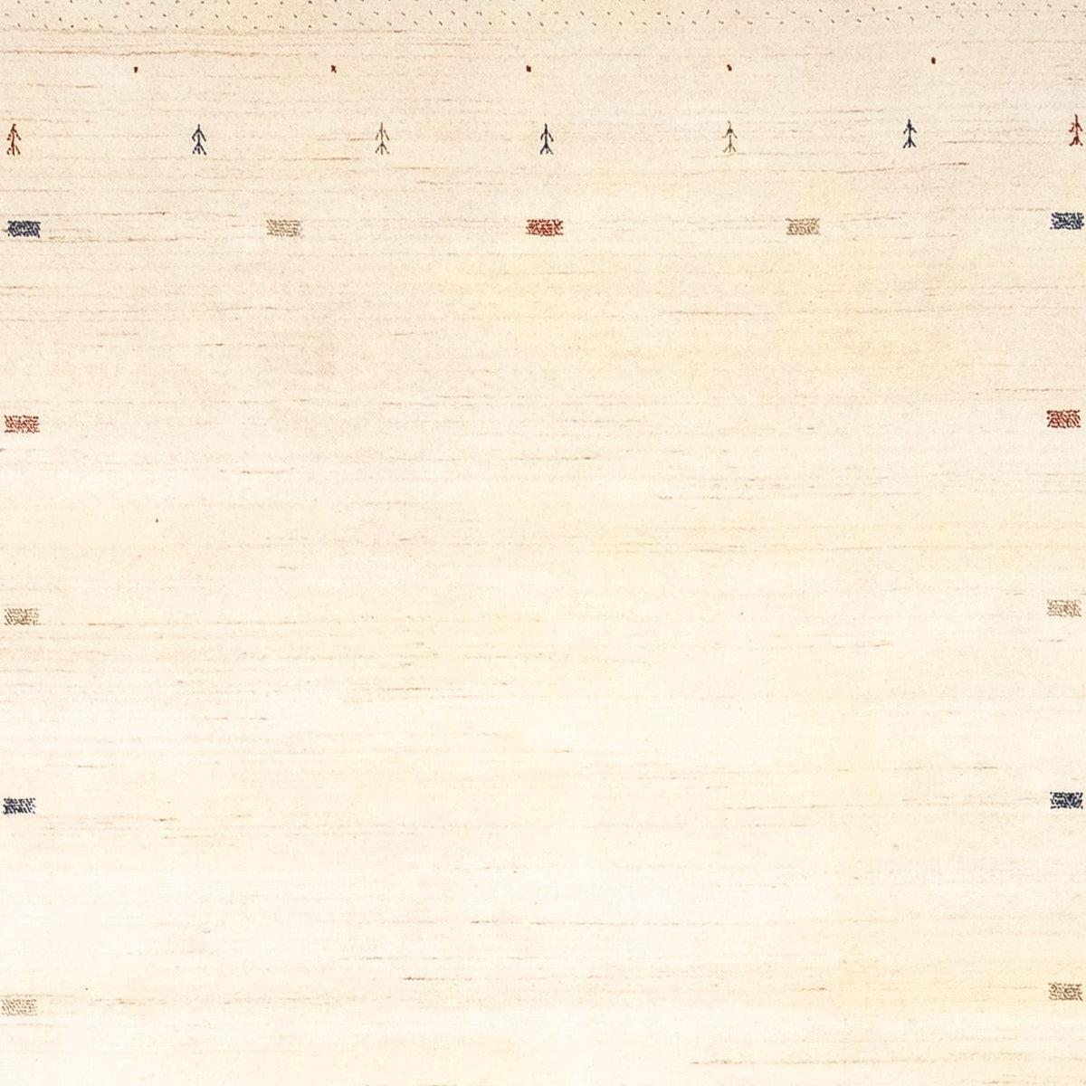 Dywan Gabbeh - Loribaft Perski - 346 x 254 cm - beżowy