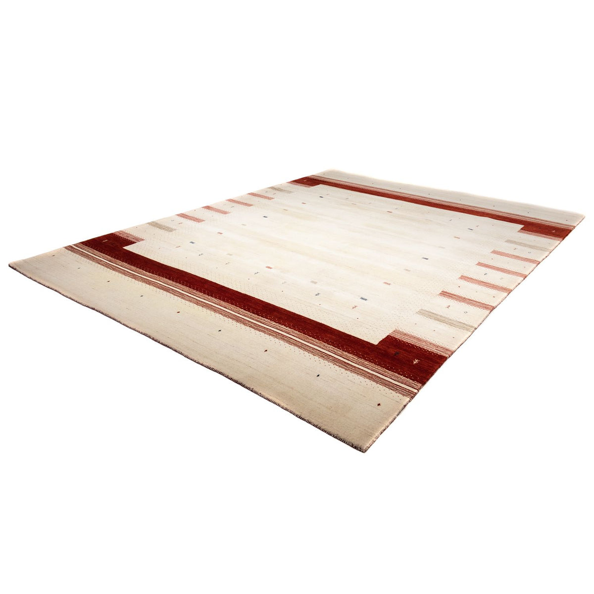 Dywan Gabbeh - Loribaft Perski - 346 x 254 cm - beżowy