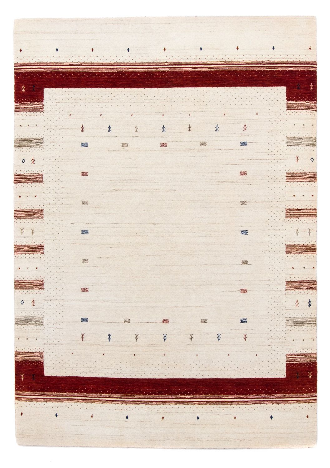 Dywan Gabbeh - Loribaft Perski - 245 x 170 cm - beżowy