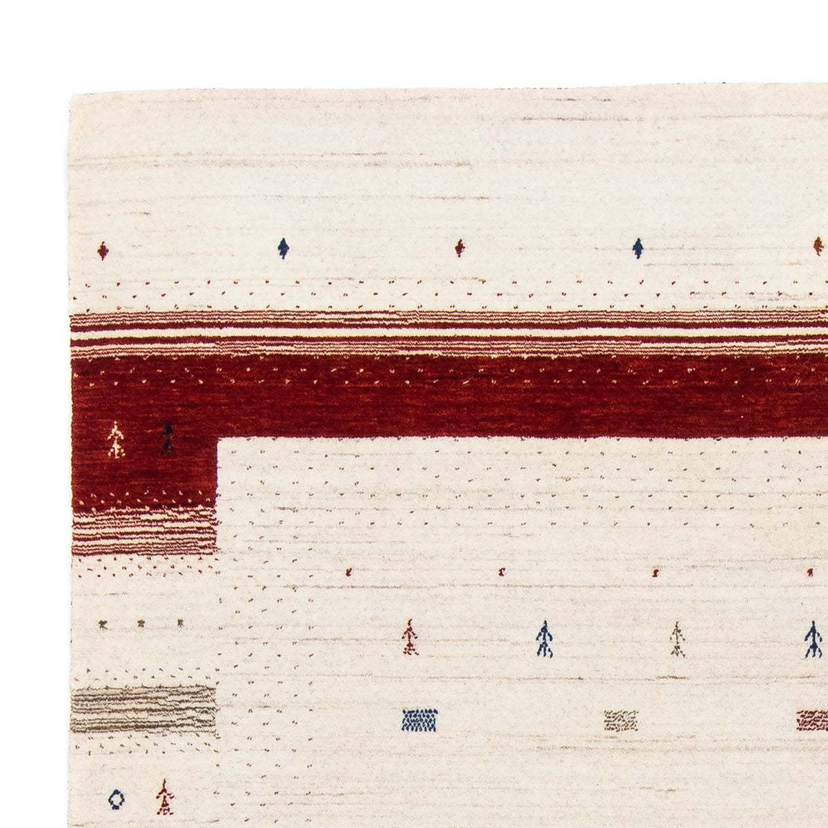 Dywan Gabbeh - Loribaft Perski - 245 x 170 cm - beżowy