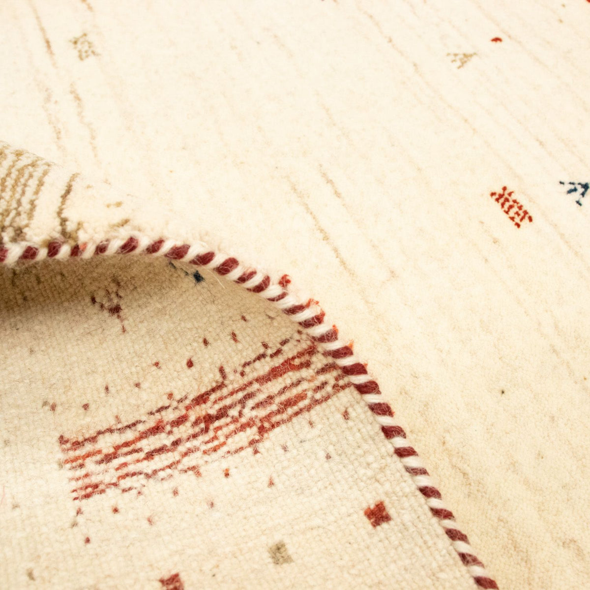 Dywan Gabbeh - Loribaft Perski - 160 x 91 cm - beżowy