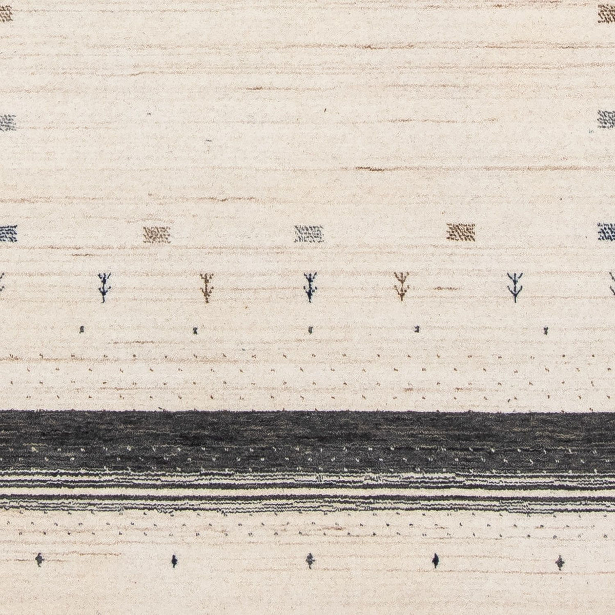 Dywan Gabbeh - Loribaft Perski - 200 x 145 cm - beżowy