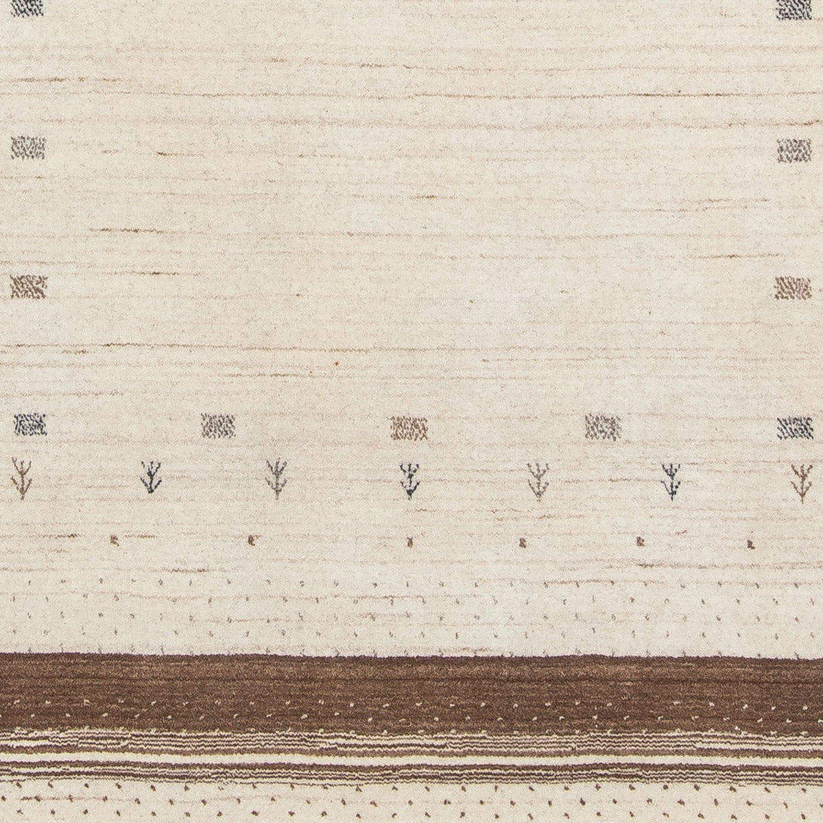 Dywan Gabbeh - Loribaft Perski - 200 x 143 cm - beżowy