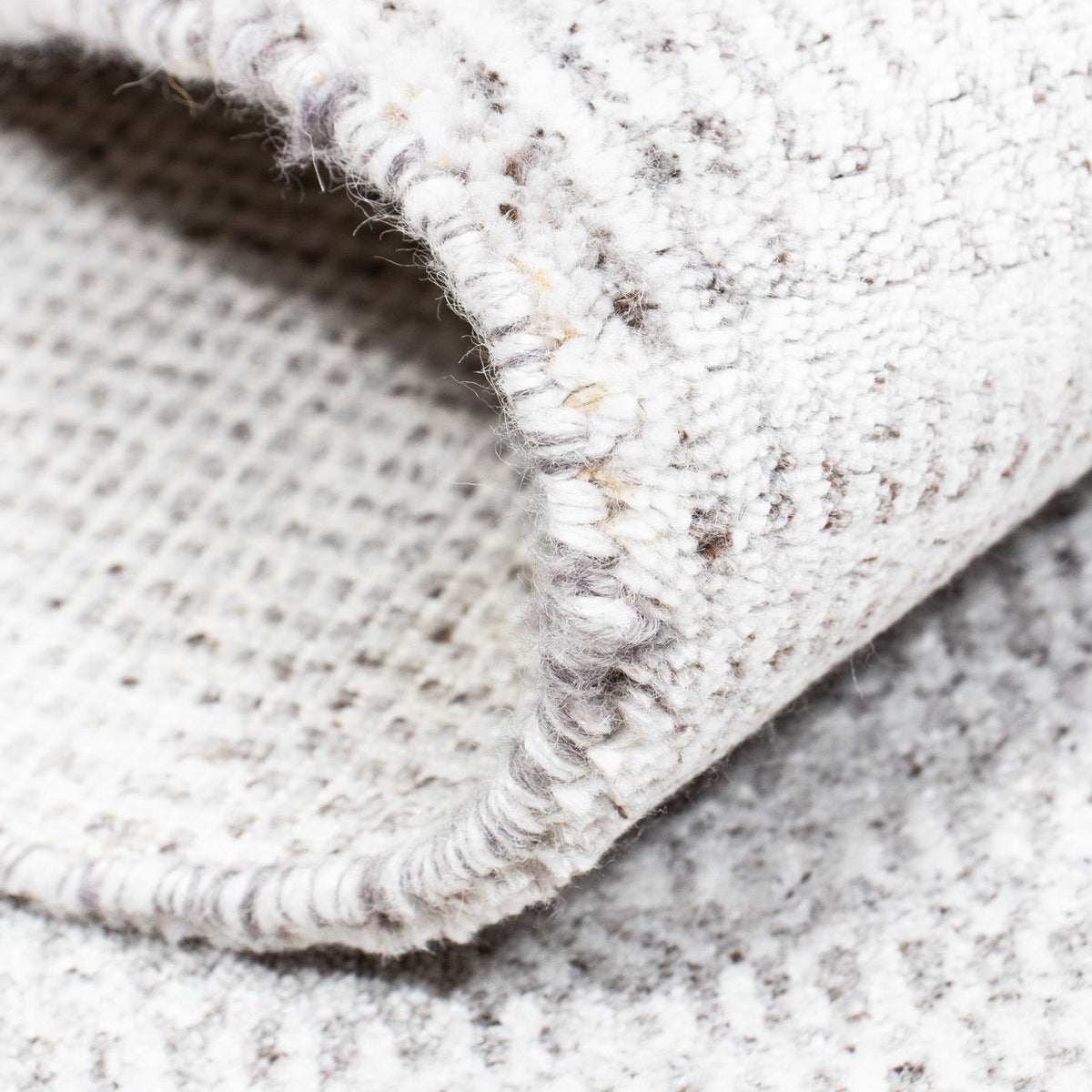 Designerski dywan - 202 x 143 cm - srebrny