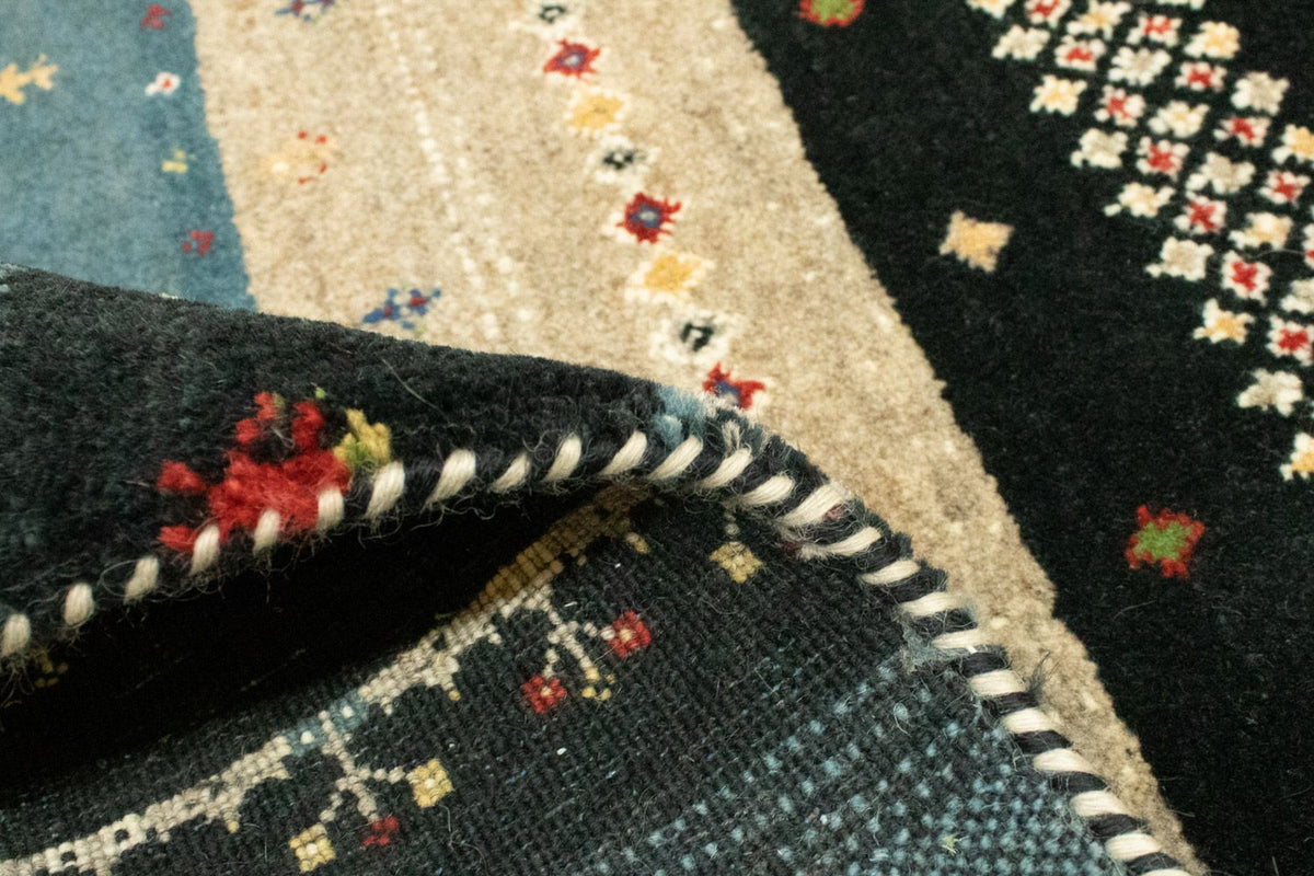 Dywan Gabbeh - Loribaft Perski - 243 x 169 cm - wielokolorowy