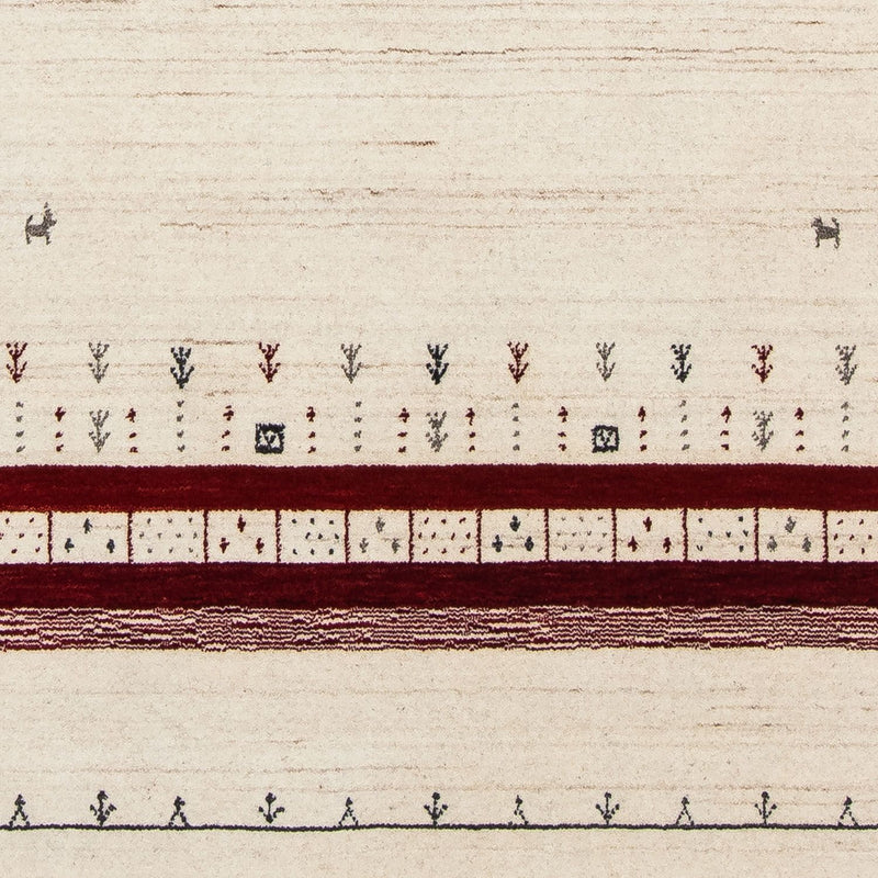 Dywan Gabbeh - Loribaft Perski - 200 x 138 cm - beżowy