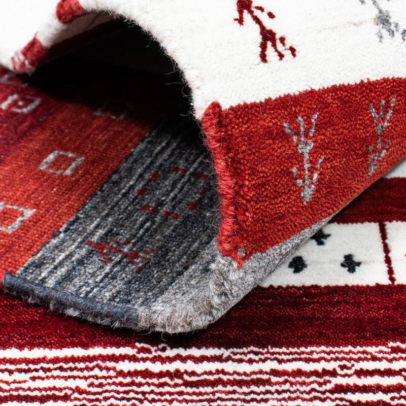 Dywan Gabbeh - Loribaft Perski - 200 x 140 cm - beżowy