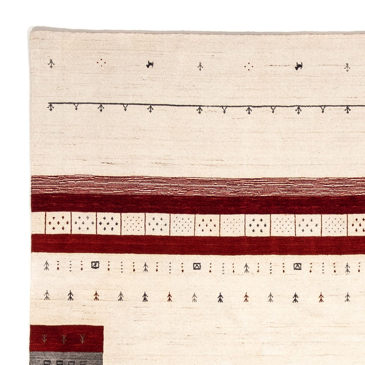 Dywan Gabbeh - Loribaft Perski - 350 x 248 cm - beżowy