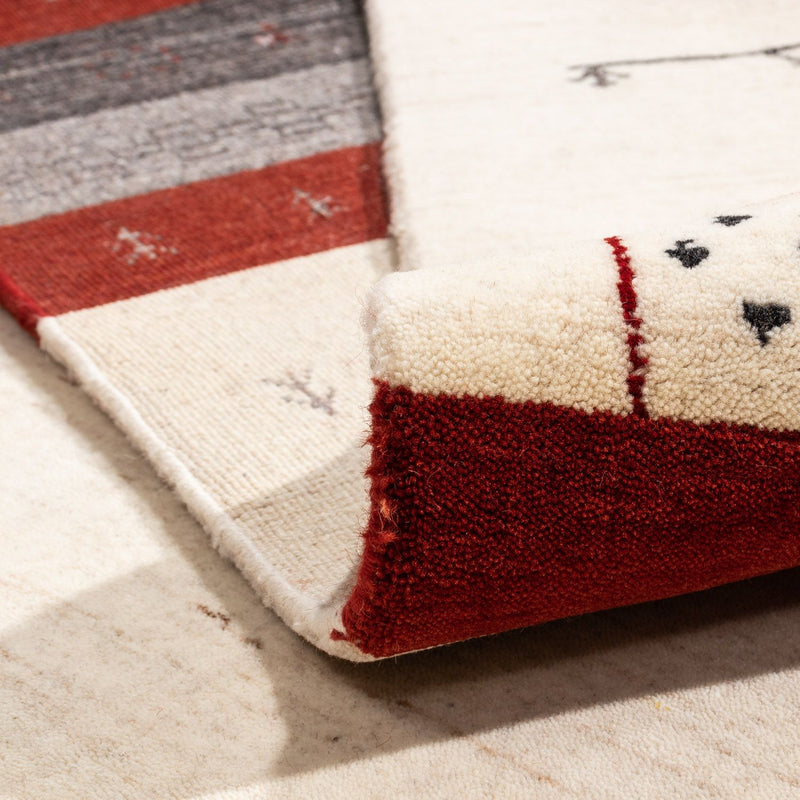 Dywan Gabbeh - Loribaft Perski - 350 x 248 cm - beżowy