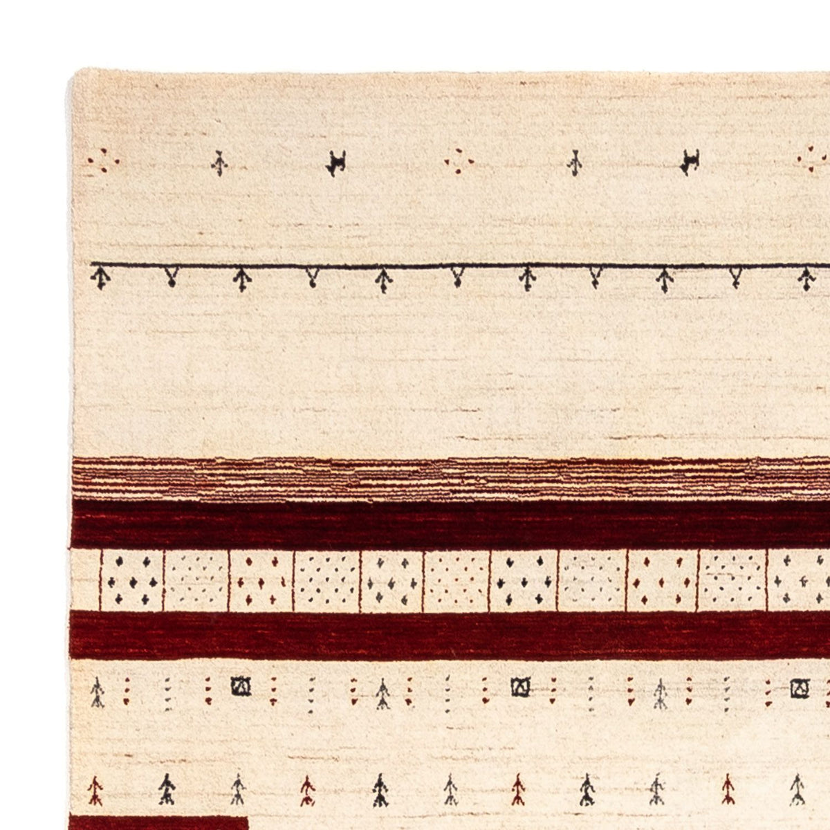 Dywan Gabbeh - Loribaft Perski - 298 x 200 cm - beżowy