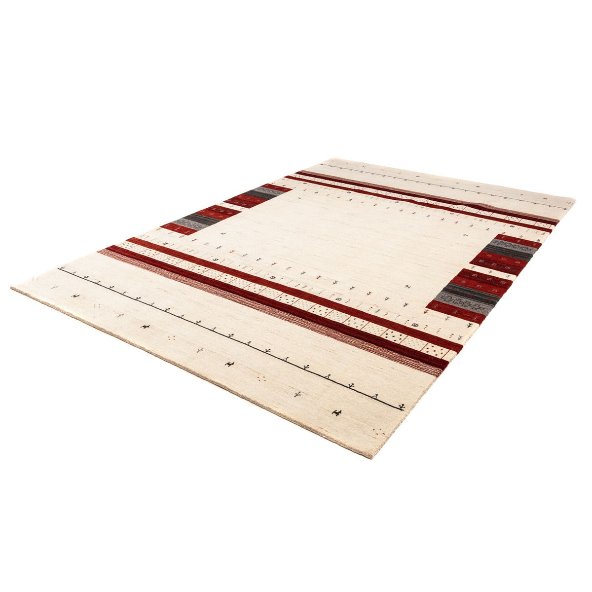 Dywan Gabbeh - Loribaft Perski - 298 x 200 cm - beżowy