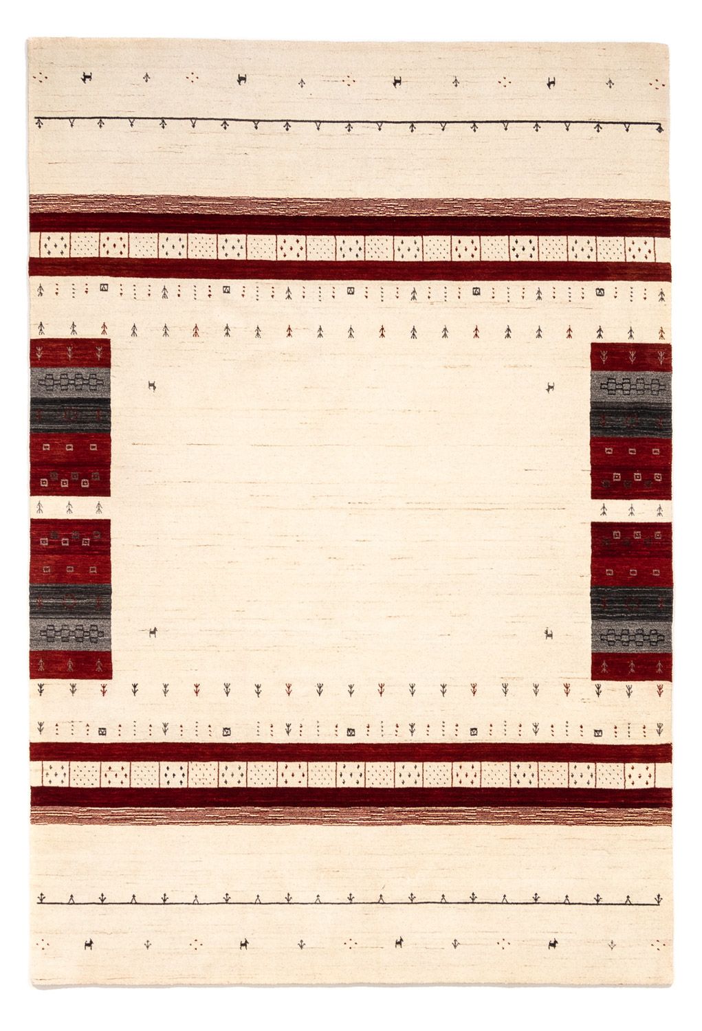 Dywan Gabbeh - Loribaft Perski - 298 x 201 cm - beżowy