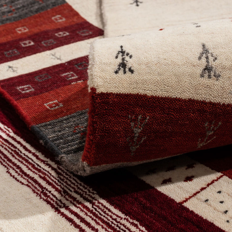 Dywan Gabbeh - Loribaft Perski - 250 x 198 cm - beżowy