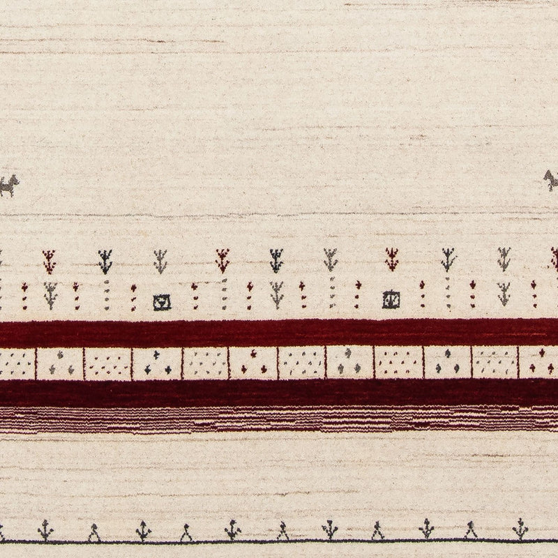 Dywan Gabbeh - Loribaft Perski - 200 x 143 cm - beżowy