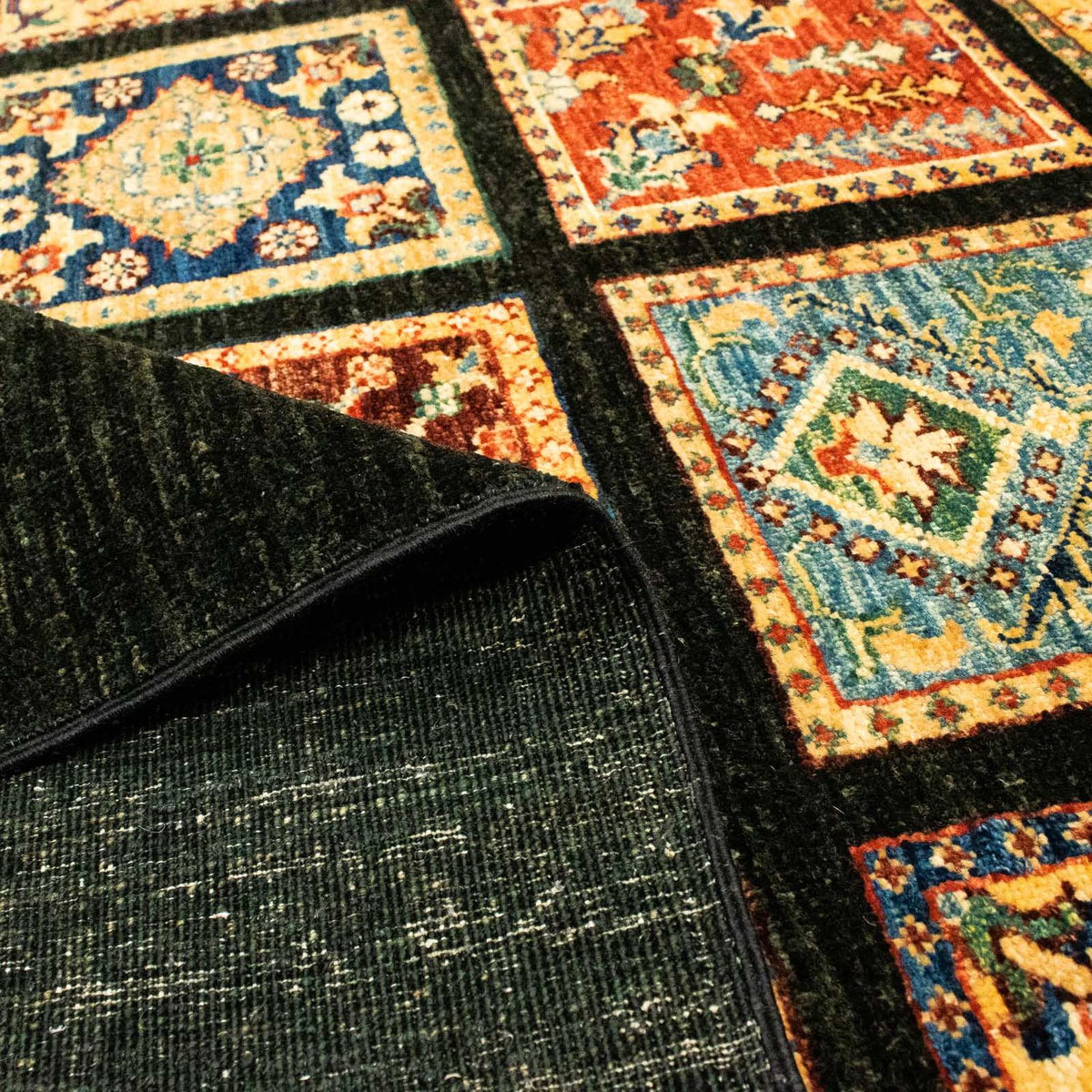 Dywan Zieglera - 255 x 196 cm - ciemnoniebieski