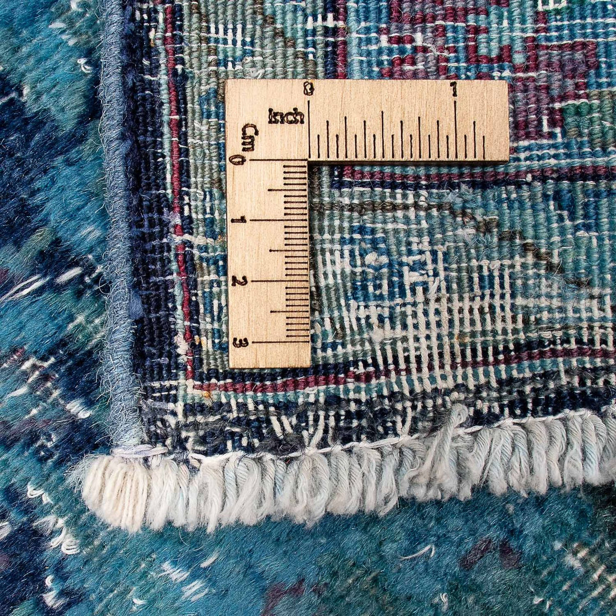 Dywan Vintage - 333 x 258 cm - niebieski