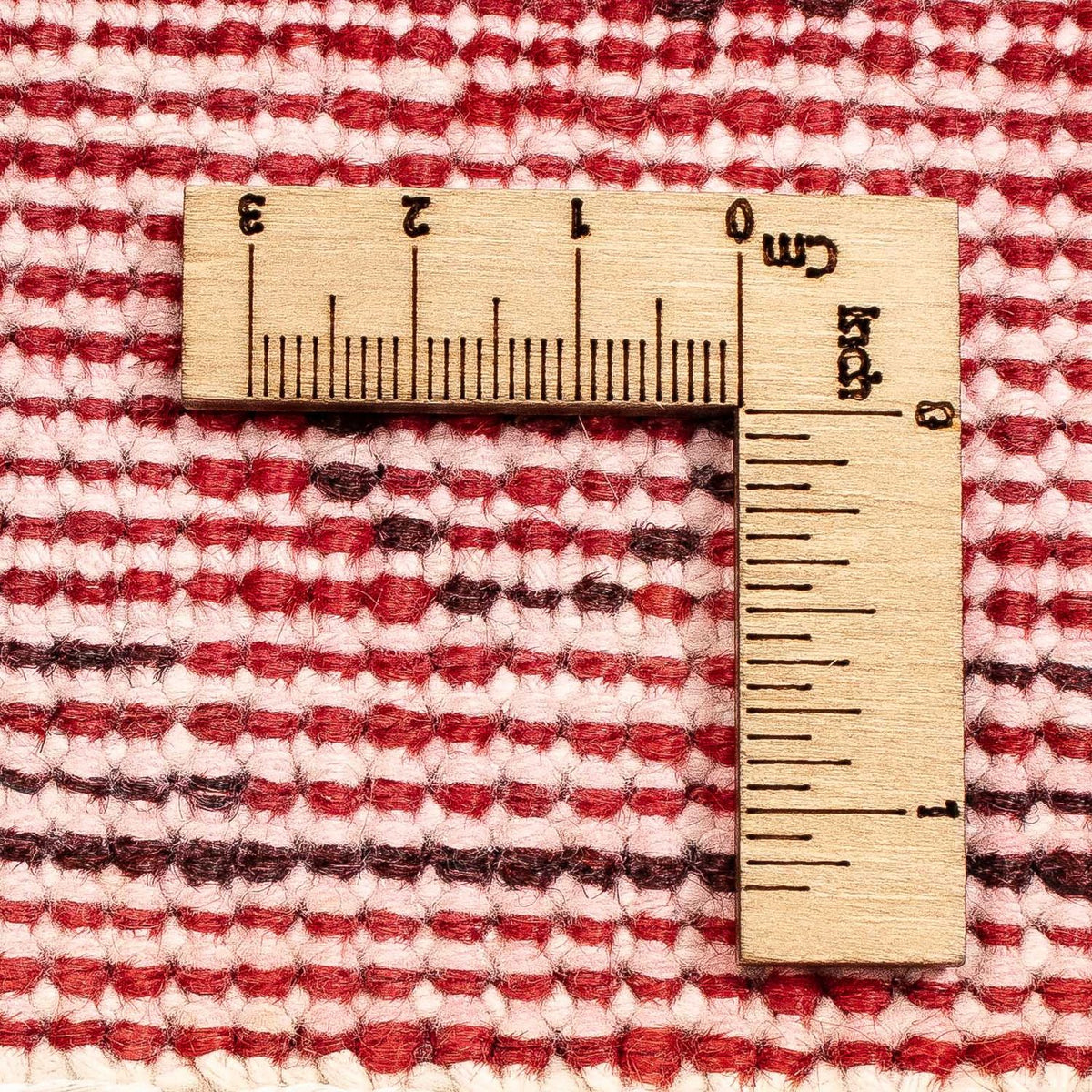 Designerski dywan - 210 x 156 cm - ciemna czerwień