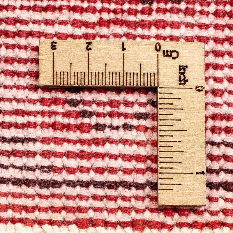 Designerski dywan - 210 x 156 cm - ciemna czerwień