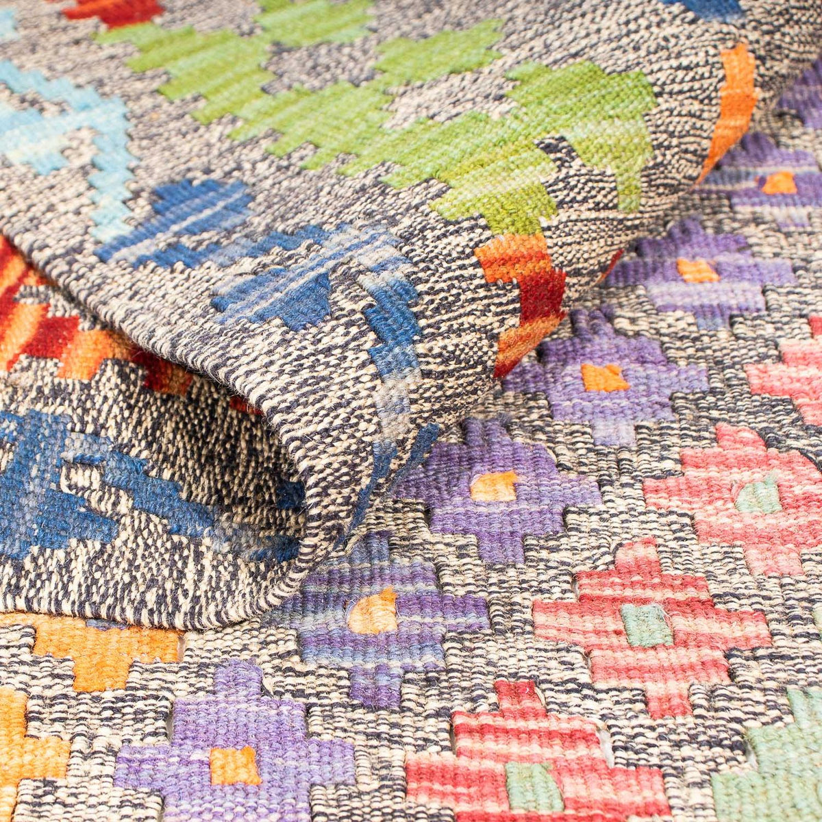 Dywan Kelim - Orientalny - 349 x 257 cm - wielokolorowy