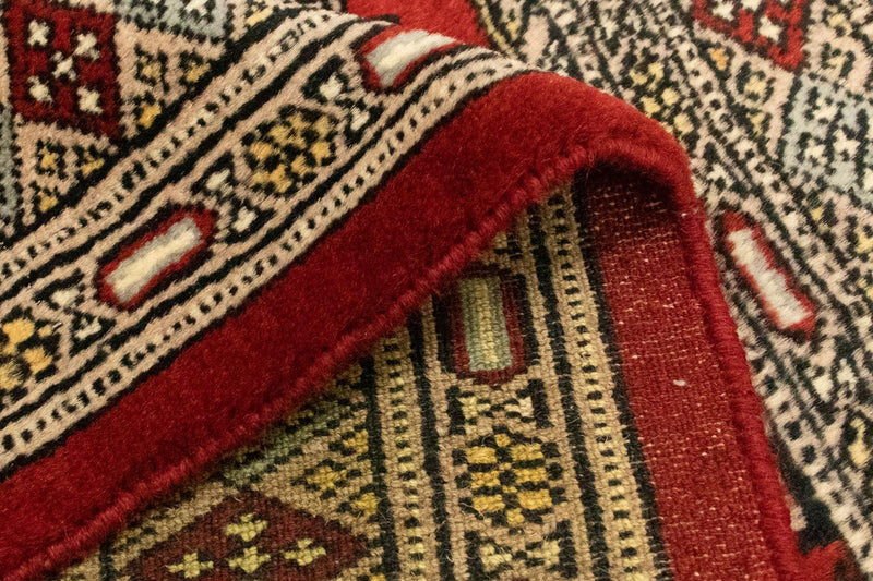 Afgański dywan - Bukhara - 124 x 79 cm - czerwony