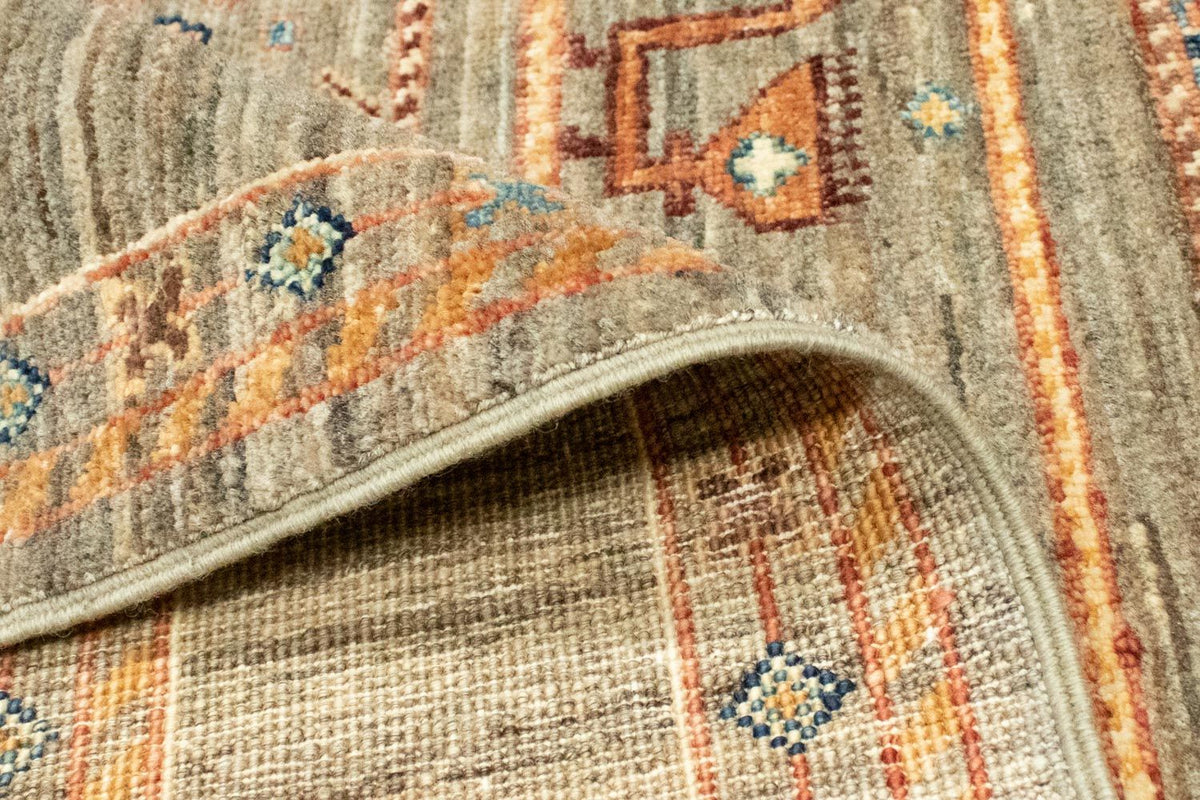 Dywan afgański - 199 x 150 cm - szary