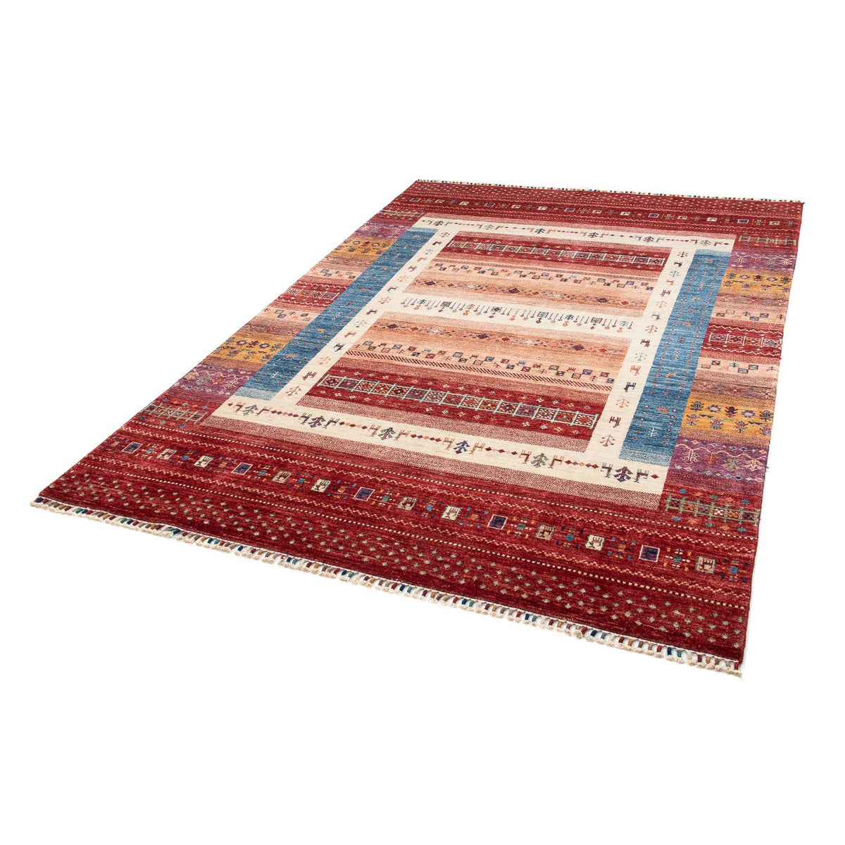 Dywan Zieglera - 249 x 171 cm - ciemna czerwień