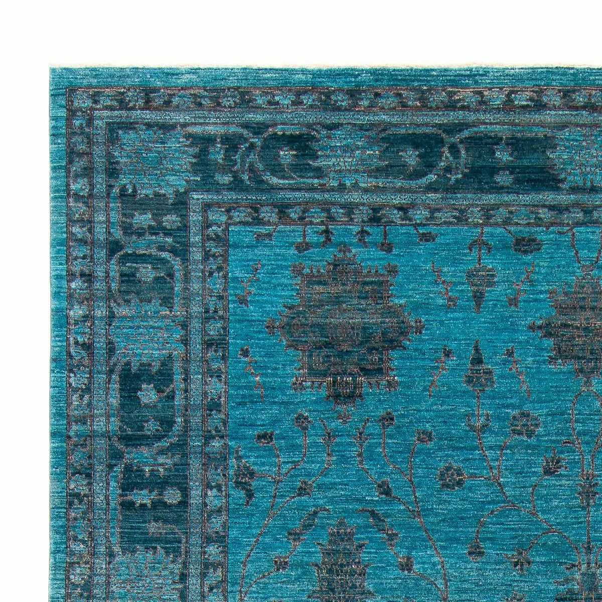 Dywan Zieglera - 352 x 241 cm - ciemnoniebieski