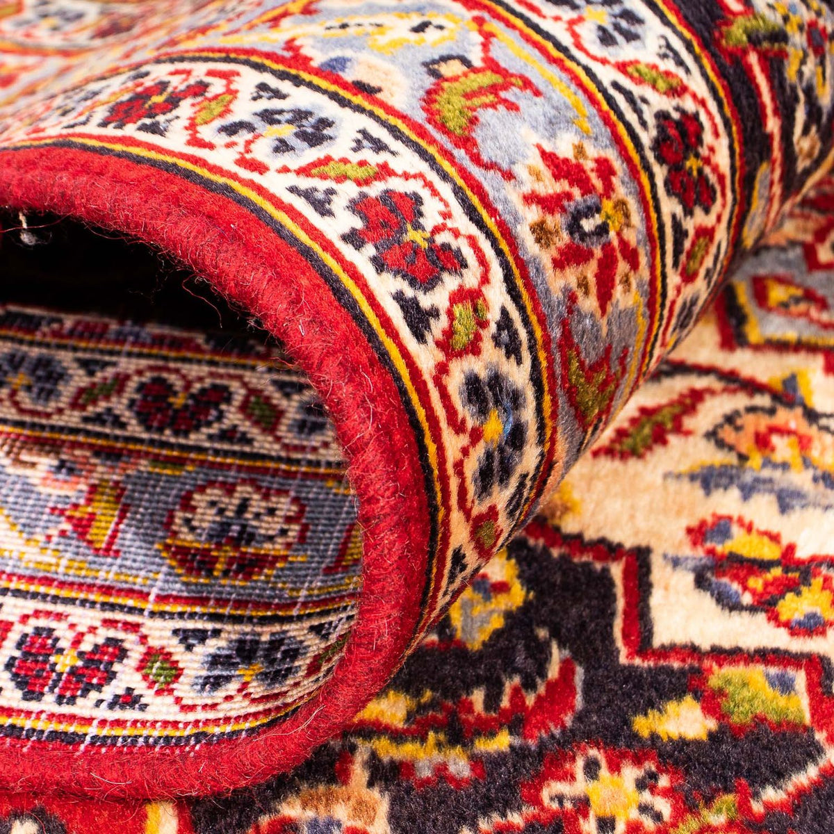 Dywan perski - Keshan - 353 x 251 cm - czerwony