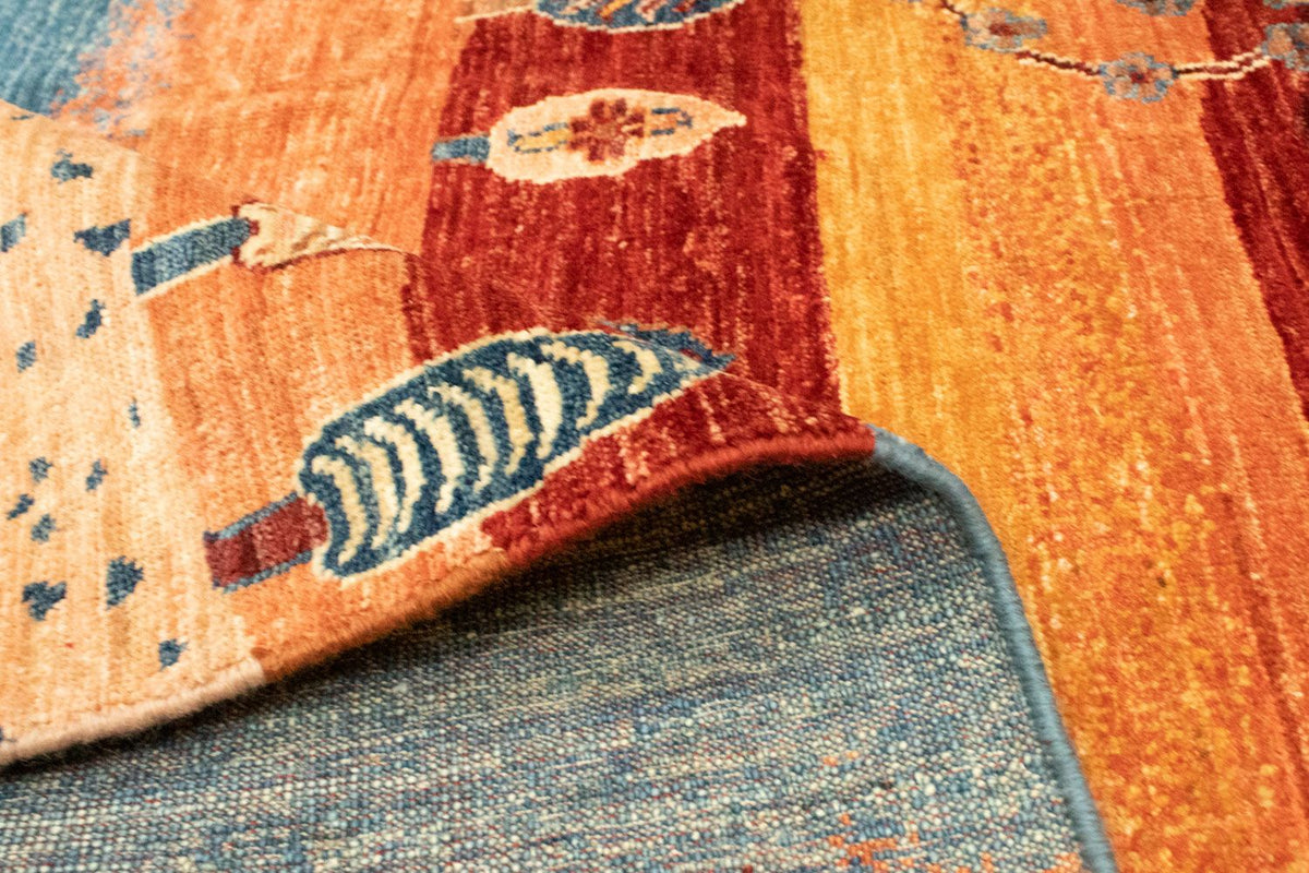 Dywan Gabbeh - Loribaft Perski - 204 x 150 cm - wielokolorowy