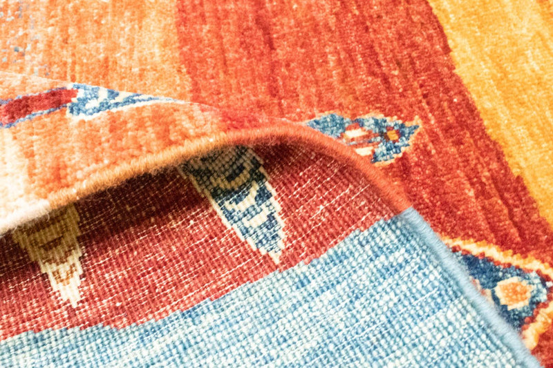 Dywan Gabbeh - Loribaft Perski - 206 x 157 cm - wielokolorowy